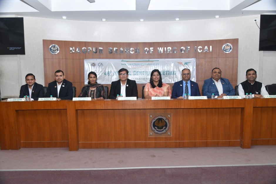 आईसीएआई नागपुर शाखा की 48वीं वार्षिक आम सभा संपन्न आईसीएआई नागपुर शाखा की 48वीं वार्षिक आम सभा संपन्न